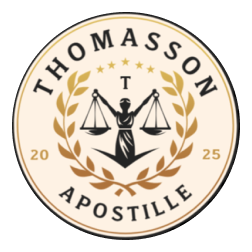 Thomasson Apostille badge